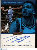 Karl-Anthony Towns 2016-17 Aficionado Auto Autograph /125 Minnesota Timberwolves