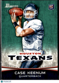 Case Keenum 2012 Bowman RC Green Rookie 18/25 Houston Texans