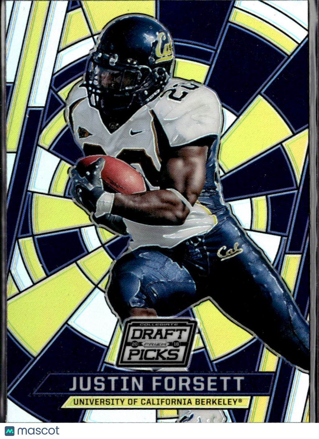 Justin Forsett 2016 Prizm Draft Stained Glass California