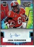 Josh Ferguson 2016 Prizm Draft Tie Dye Auto Autograph RC /49 Illinois