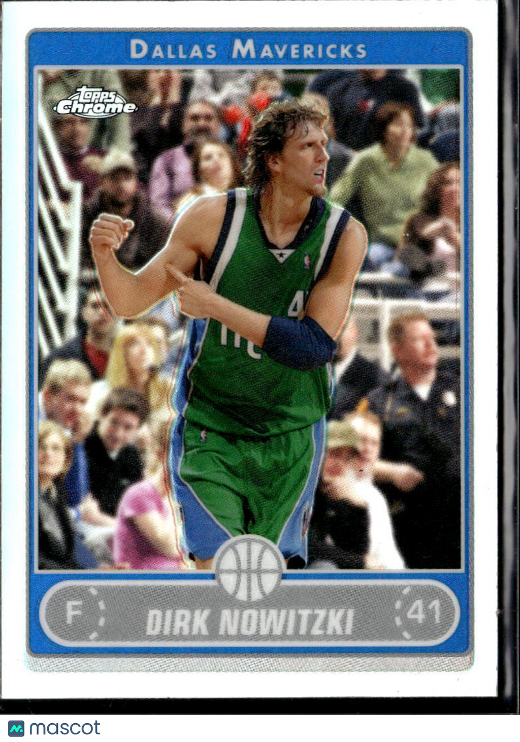 Dirk Nowitzki 2006-07 Topps Chrome Refractor #28 Dallas Mavericks