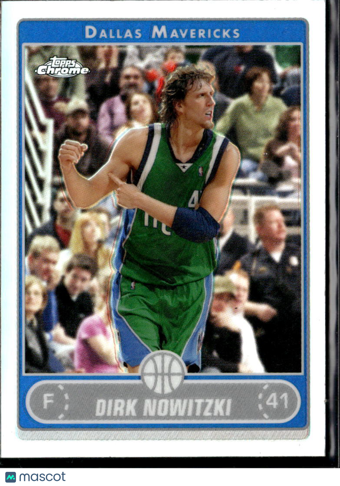 Dirk Nowitzki 2006-07 Topps Chrome Refractor #28 Dallas Mavericks