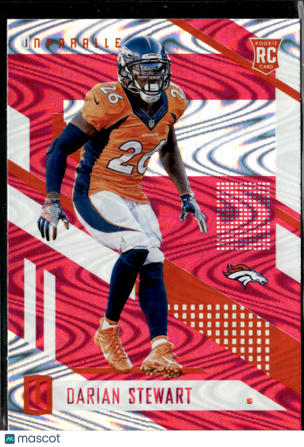 Darian Stewart 2017 Unparalleled Pink Swirlorama Denver Broncos