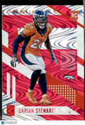 Darian Stewart 2017 Unparalleled Pink Swirlorama Denver Broncos