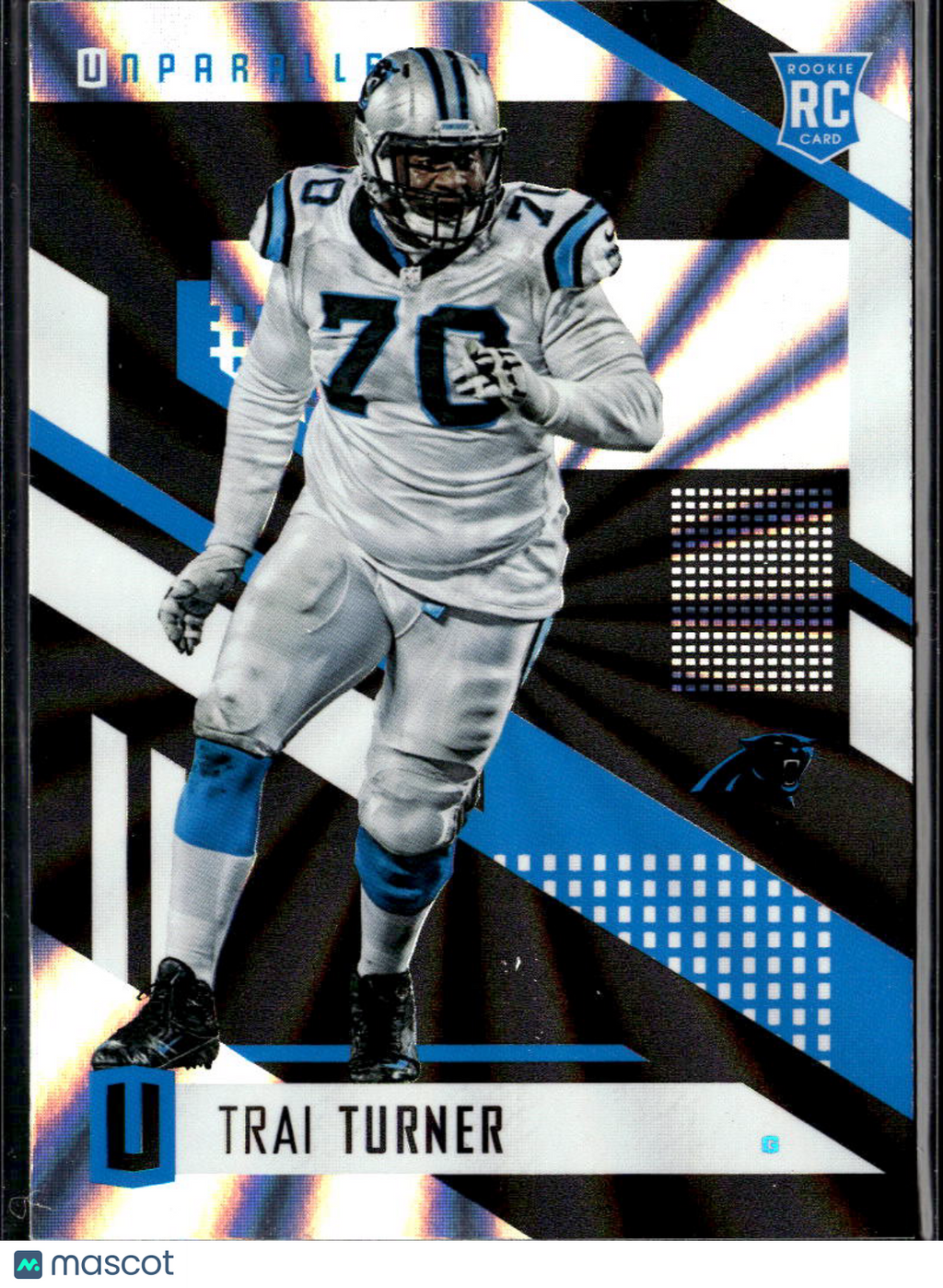Trai Turner 2017 Unparalleled Football Rainbow Spokes Carolina Panthers
