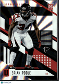 Brian Poole 2017 Unparalleled Rainbow Spokes Rookie RC Atlanta Falcons