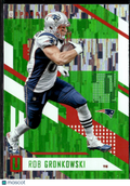Rob Gronkowski 2017 Unparalleled Green Escher Squares New England Patriots