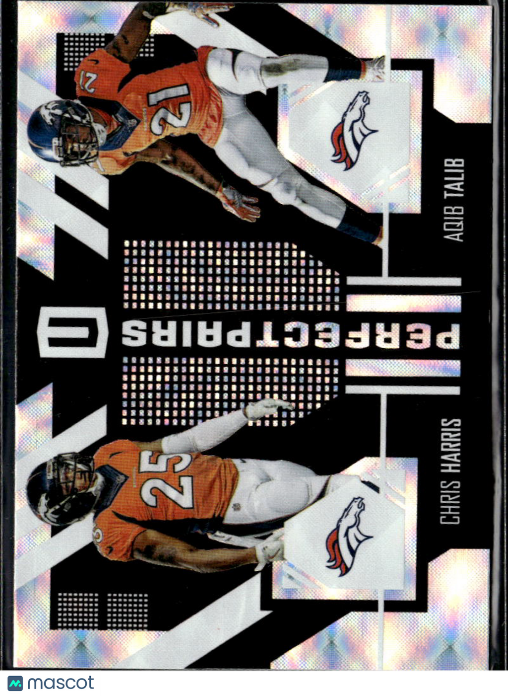 Chris Harris Aqib Talib 2017 Unparalleled Perfect Pairs Denver Broncos