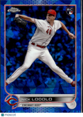 Nick Lodolo 2022 Topps Chrome Sapphire Rookie RC Cincinnati Reds