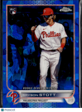 Bryson Stott 2022 Topps Chrome Sapphire Rookie RC Philadelphia Phillies