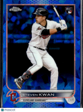 Steven Kwan 2022 Topps Chrome Sapphire Rookie RC Cleveland Guardians