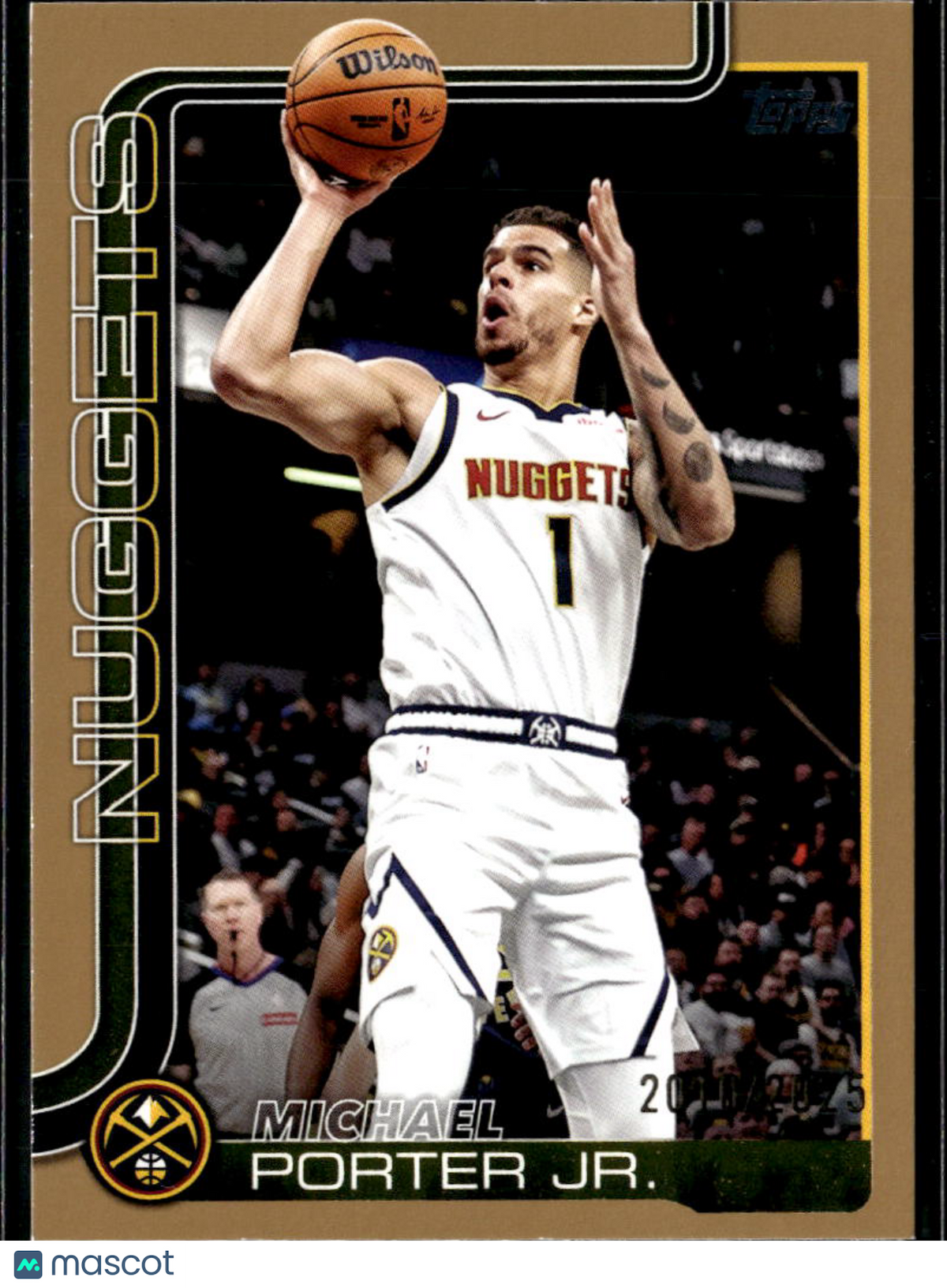 Michael Porter Jr. 2025 Topps Flagship Gold 2010/2025 Denver Nuggets
