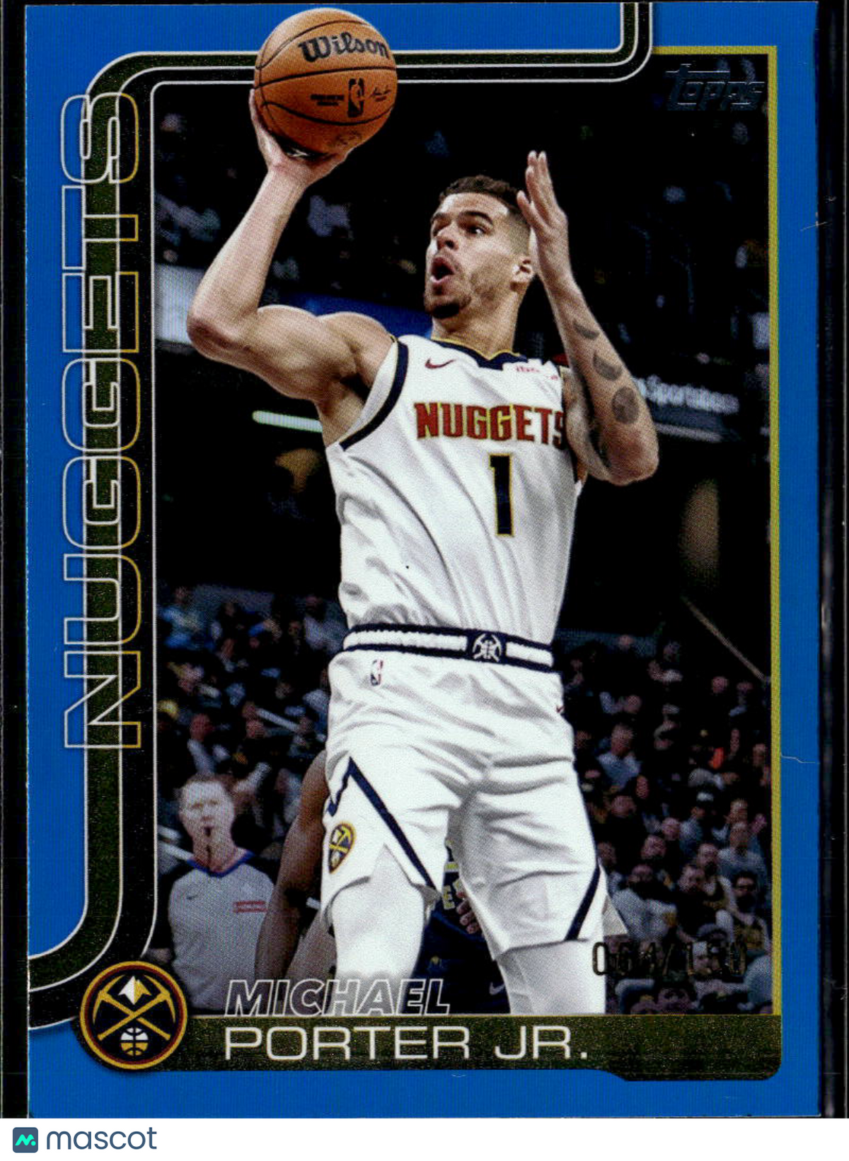 Michael Porter Jr. 2025 Topps Blue /150 Denver Nuggets