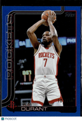 Kevin Durant 2025 Topps Flagship Blue 107/150 Houston Rockets