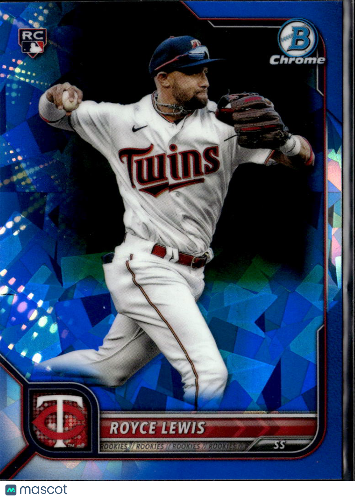 Royce Lewis 2022 Bowman Chrome Sapphire Rookie RC Minnesota Twins