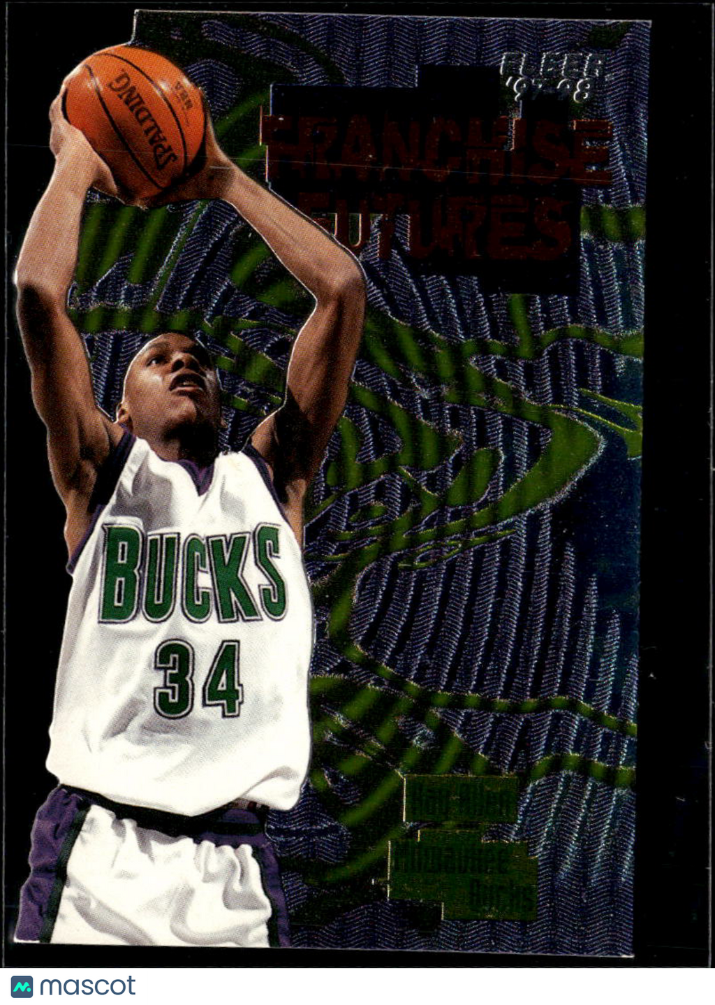 Ray Allen 1997-98 Fleer Franchise Futures #2 Milwaukee Bucks