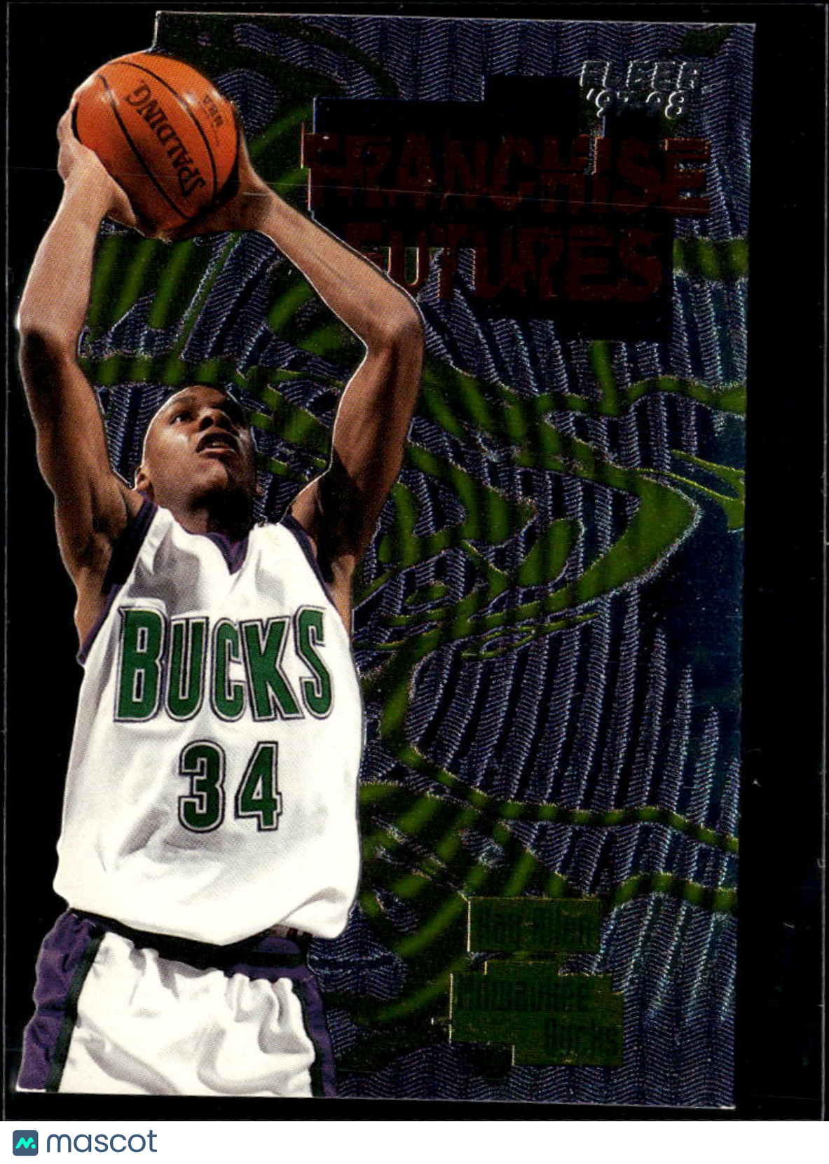 Ray Allen 1997-98 Fleer Franchise Futures #2 Milwaukee Bucks