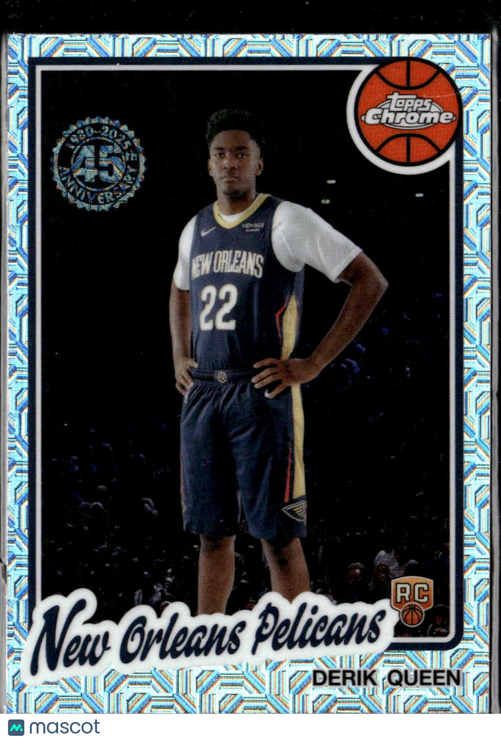 Derik Queen 2025 Topps Chrome '80 Silver Pack Rookie RC New Orleans Pelicans