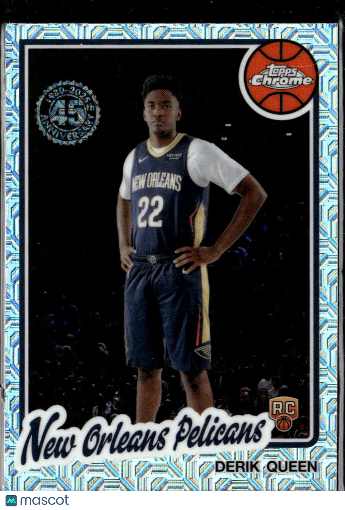 Derik Queen 2025 Topps Chrome '80 Silver Pack Rookie RC New Orleans Pelicans