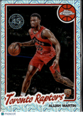 Alijah Martin 2025 Topps Chrome '80 Silver Pack Rookie RC Toronto Raptors