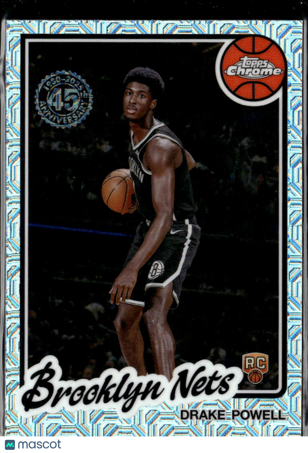Drake Powell 2025 Topps Chrome '80 Silver Pack Rookie RC Brooklyn Nets