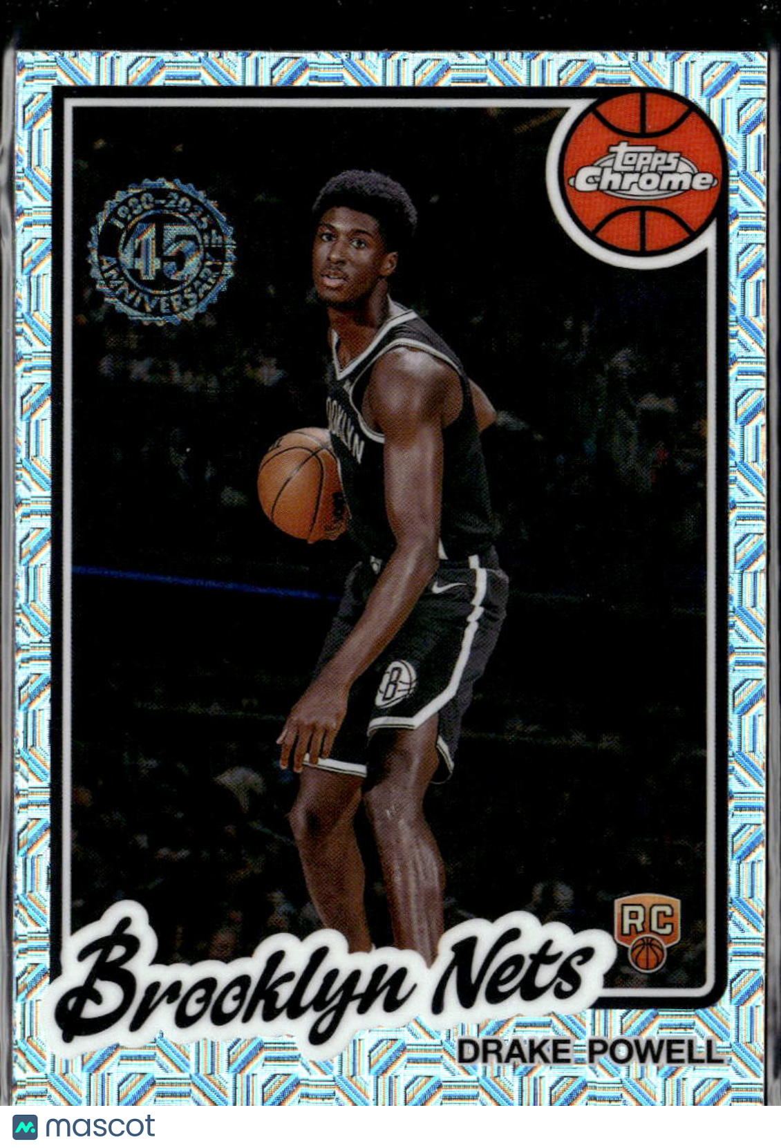 Drake Powell 2025 Topps Chrome '80 Silver Pack Rookie RC Brooklyn Nets