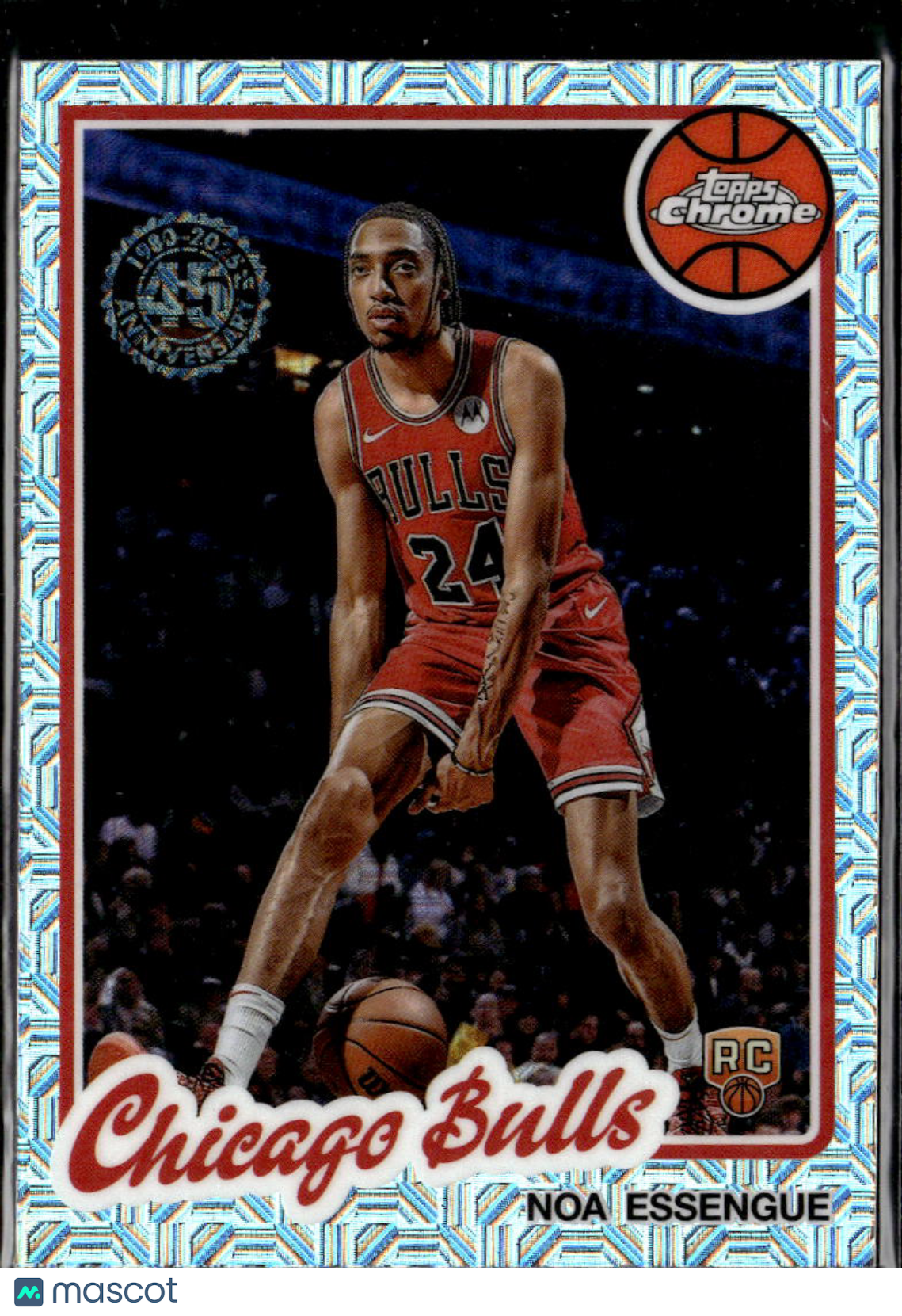 Noa Essengue 2025 Topps Chrome '80 Silver Pack Rookie RC Chicago Bulls