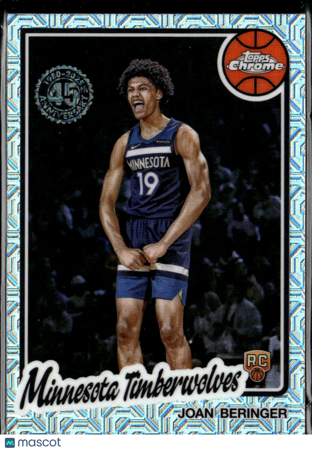 Joan Beringer 2025 Topps Chrome '80 Silver Pack Rookie RC Minnesota Timberwolves