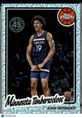 Joan Beringer 2025 Topps Chrome '80 Silver Pack Rookie RC Minnesota Timberwolves
