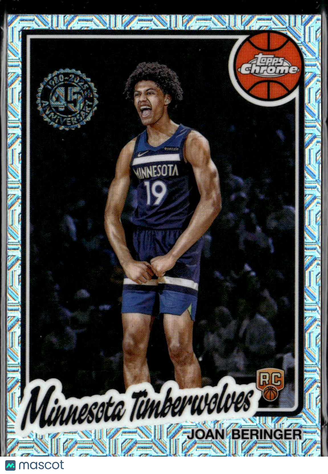 Joan Beringer 2025 Topps Chrome '80 Silver Pack Rookie RC Minnesota Timberwolves