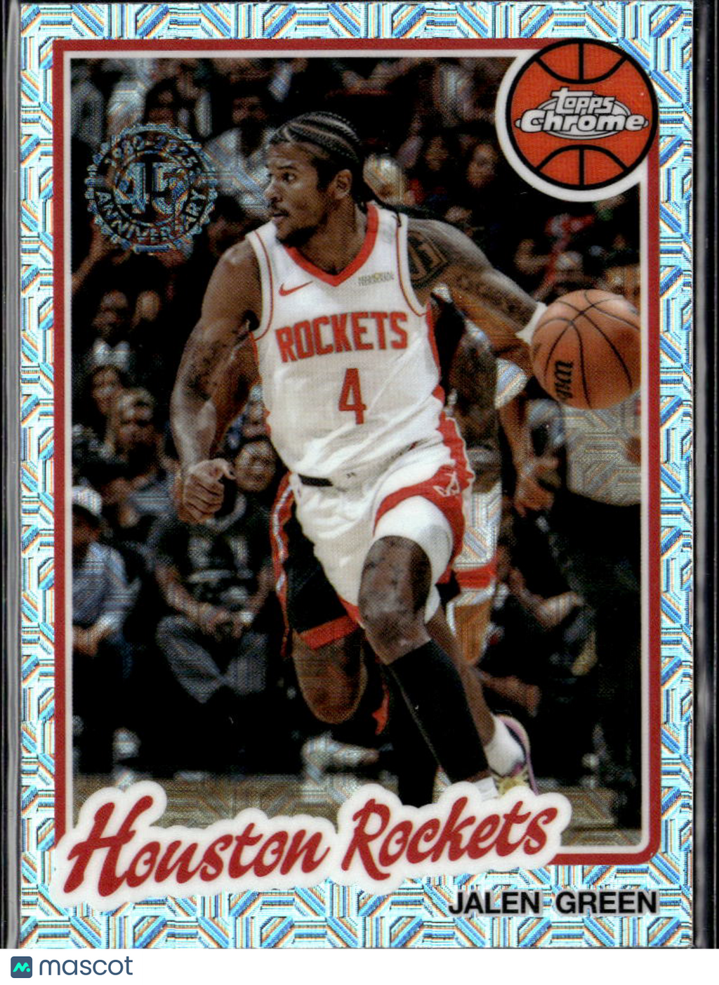 Jalen Green 2025 Topps Chrome '80 Silver Pack Houston Rockets
