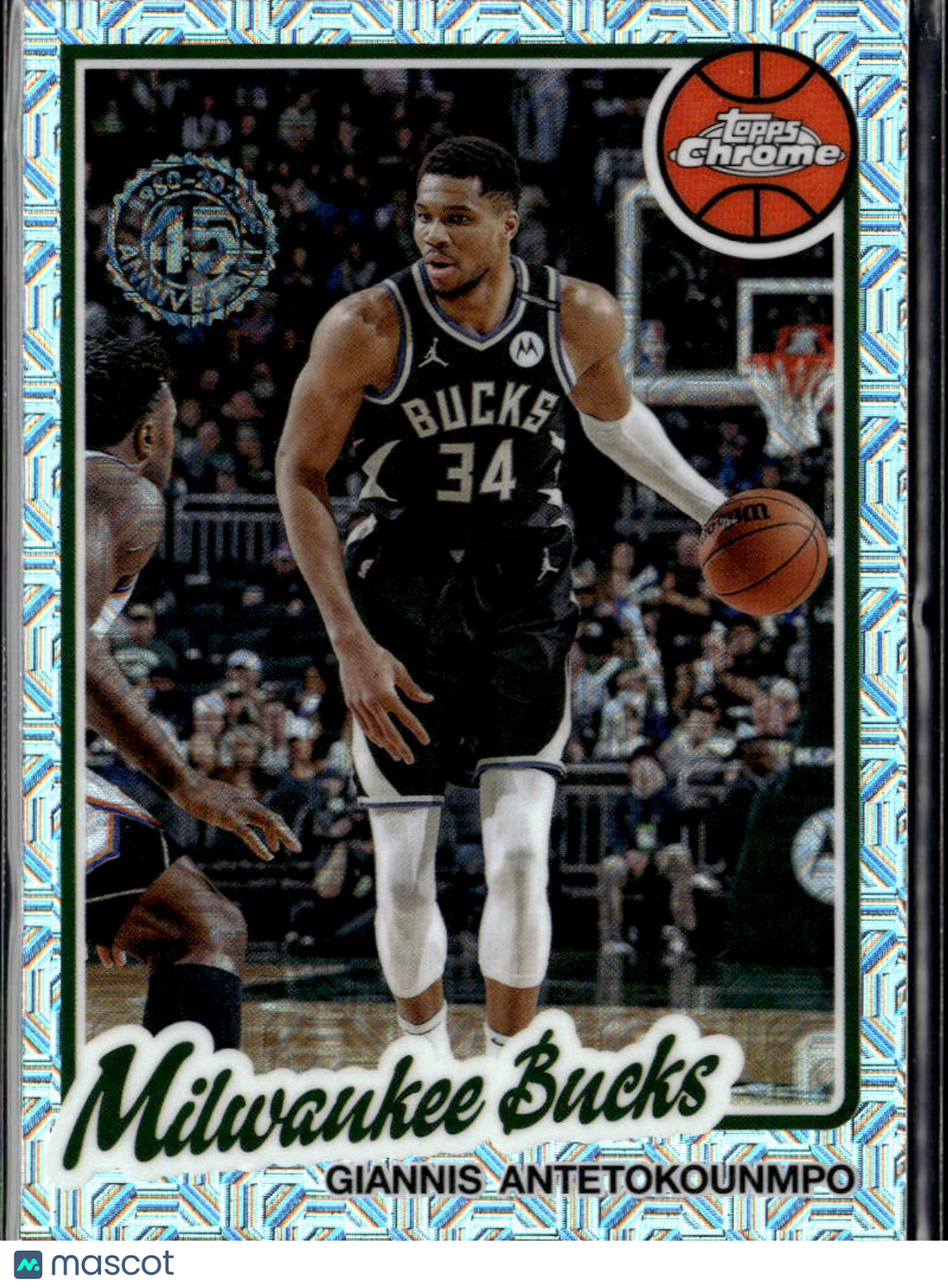 Giannis Antetokounmpo 2025 Topps Chrome '80 Silver Pack  Milwaukee Bucks