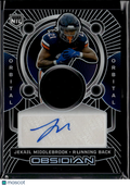 Jekail Middlebrook 2026 Obsidian Auto Autograph Patch RC Virginia Cavaliers
