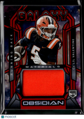Ca'Lil Valentine 2026 Obsidian Jersey Patch RC Illinois 27/99
