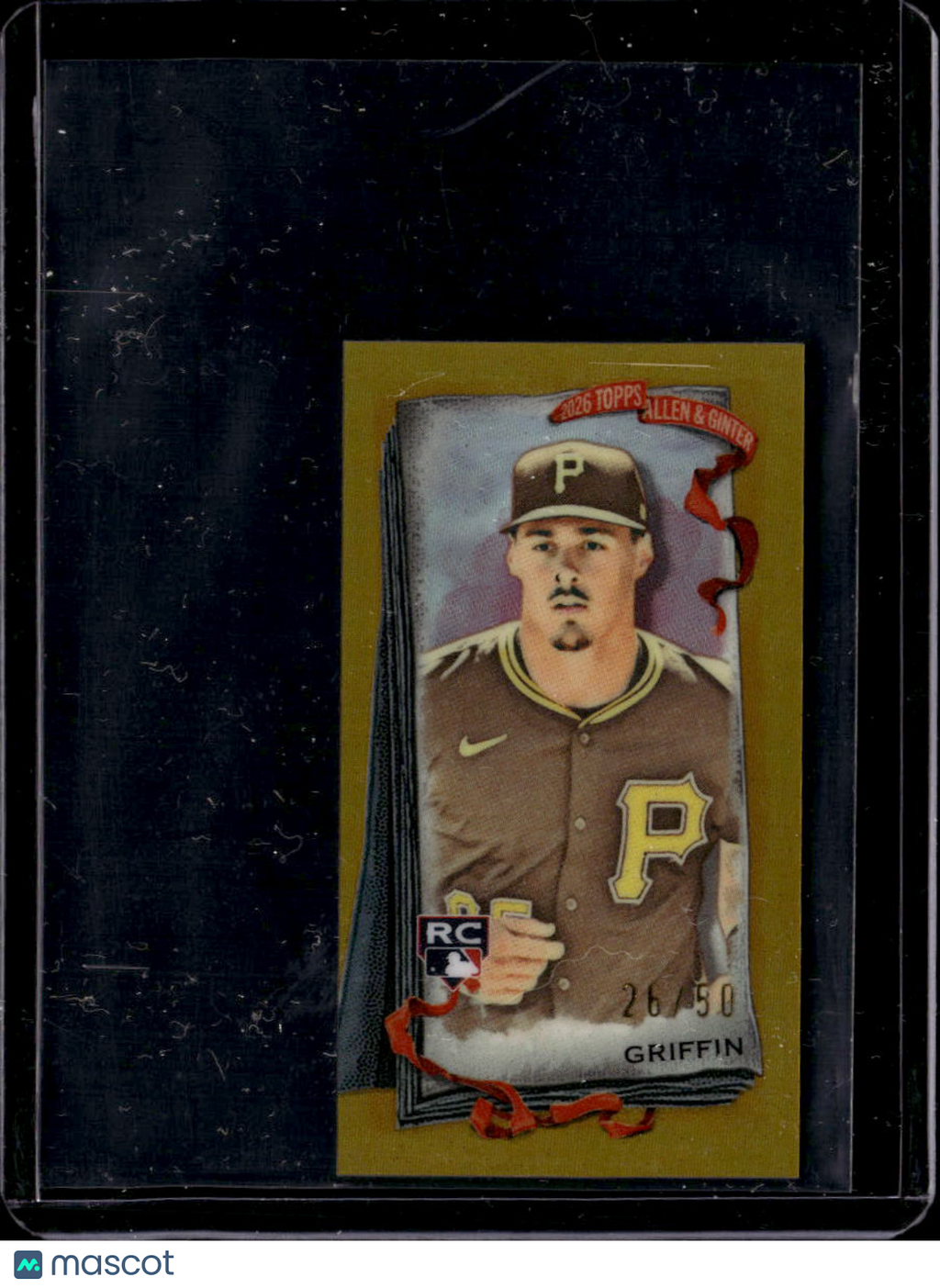 Konnor Griffin 2026 Topps Allen & Ginter GOLD Mini RC 26/50 Pittsburgh Pirates