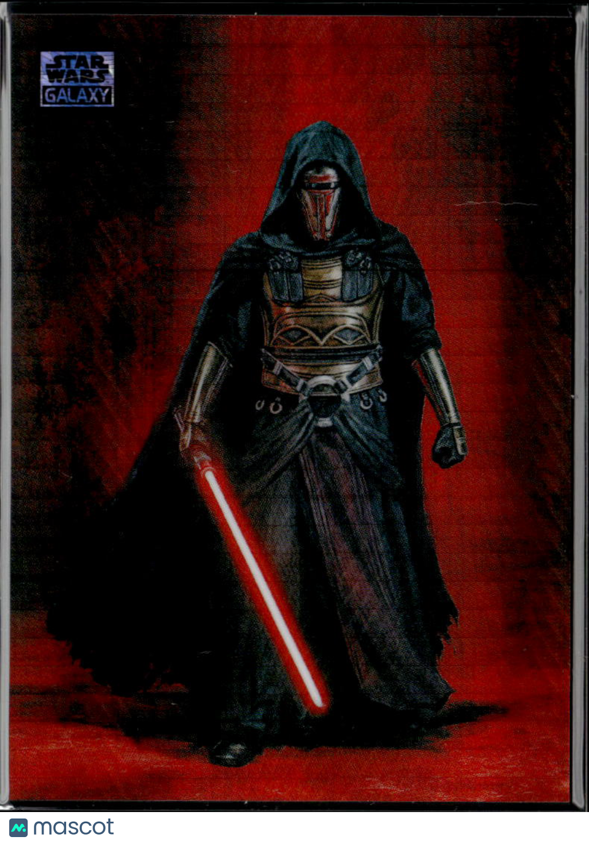Darth Revan 2026 Topps Star Wars Galaxy Prism Refractor 50/75 #KOTOR-15