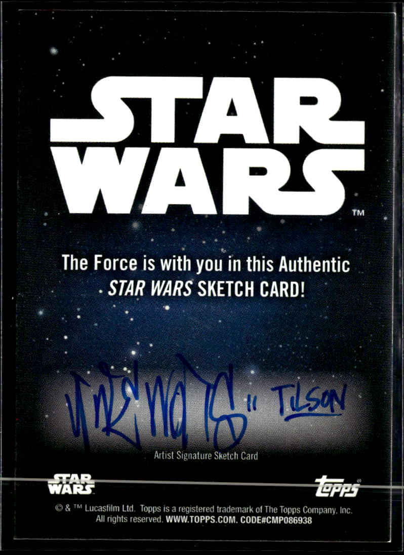 Topps Star Wars Tilson Sketch