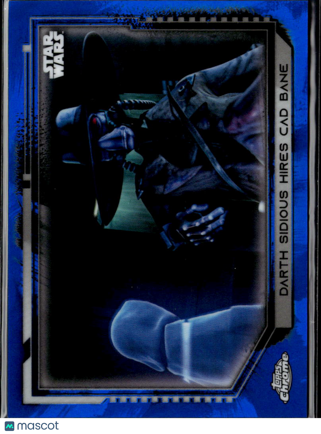 Cad Bane 2021 Topps Chrome Blue Refractor 66/96 #95