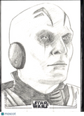 Grand Inquisitor 2026 Topps Chrome Star Wars Isiah Xavier Bradley Sketch 1/1