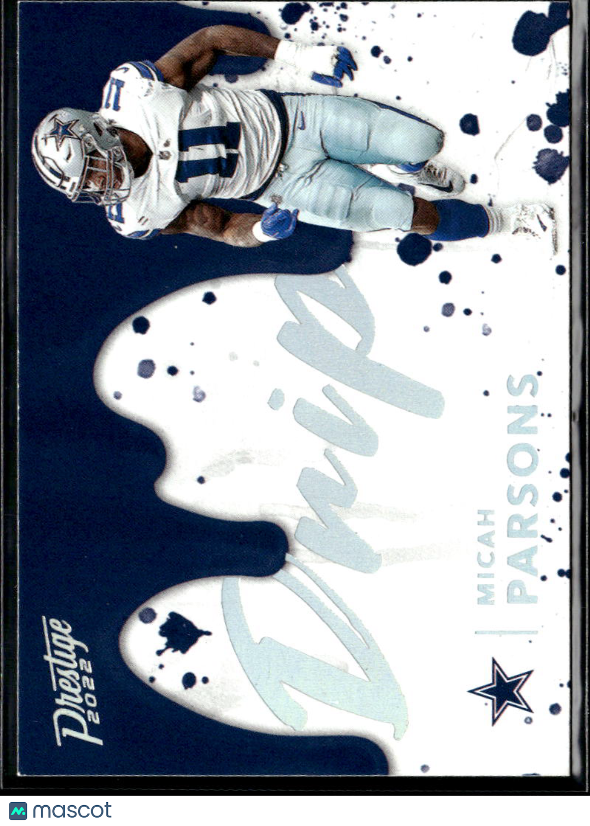 Micah Parsons 2022 Prestige Drip SSP CASE HIT Dallas Cowboys