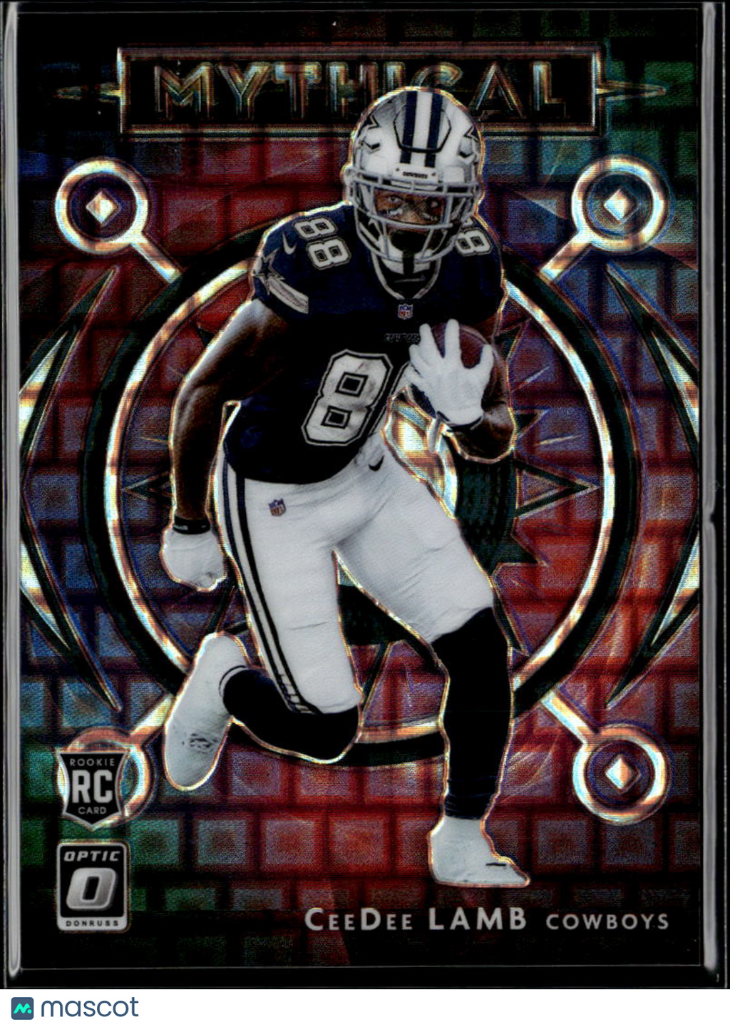 CeeDee Lamb 2020 Optic Mythical Black Pandora Rookie RC 15/25 Dallas Cowboys