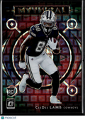 CeeDee Lamb 2020 Optic Mythical Black Pandora Rookie RC 15/25 Dallas Cowboys