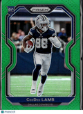 CeeDee Lamb 2020 Prizm Green Prizm Rookie RC Dallas Cowboys