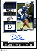 Daniel Scott 2023 Contenders Auto Autograph RC Indianapolis Colts