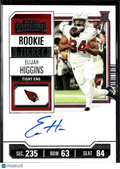 Elijah Higgins 2023 Contenders Auto Autograph RC Arizona Cardinals