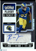 Rashad Torrence II 2023 Contenders Auto Autograph RC 23/149 Los Angeles Rams
