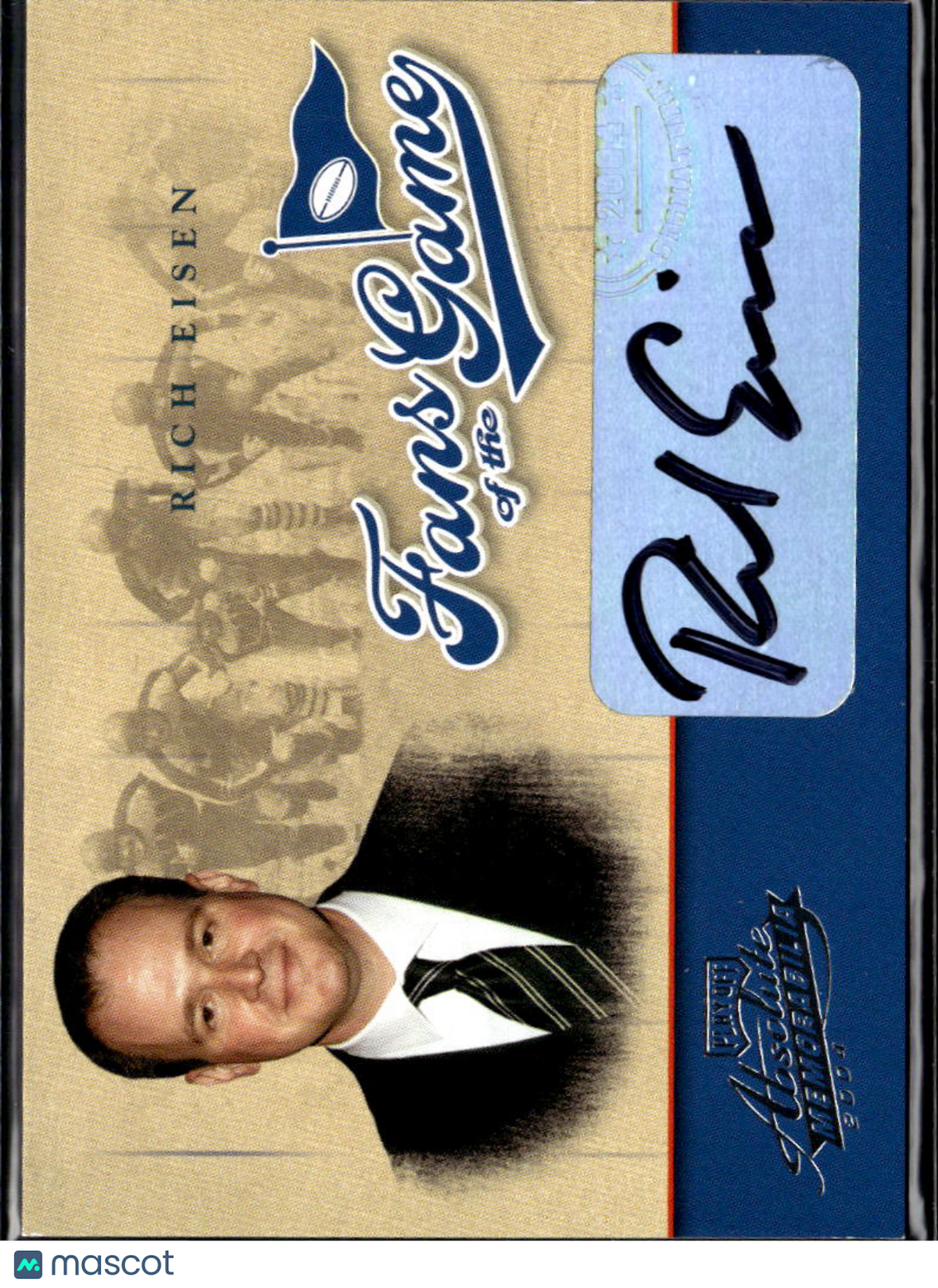 Rich Eisen 2004 Playoff Absolute Fans of the Game Auto Autograph
