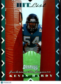 Kevin Hardy 1996 Donruss Hit List 4748/10000 Jacksonville Jaguars
