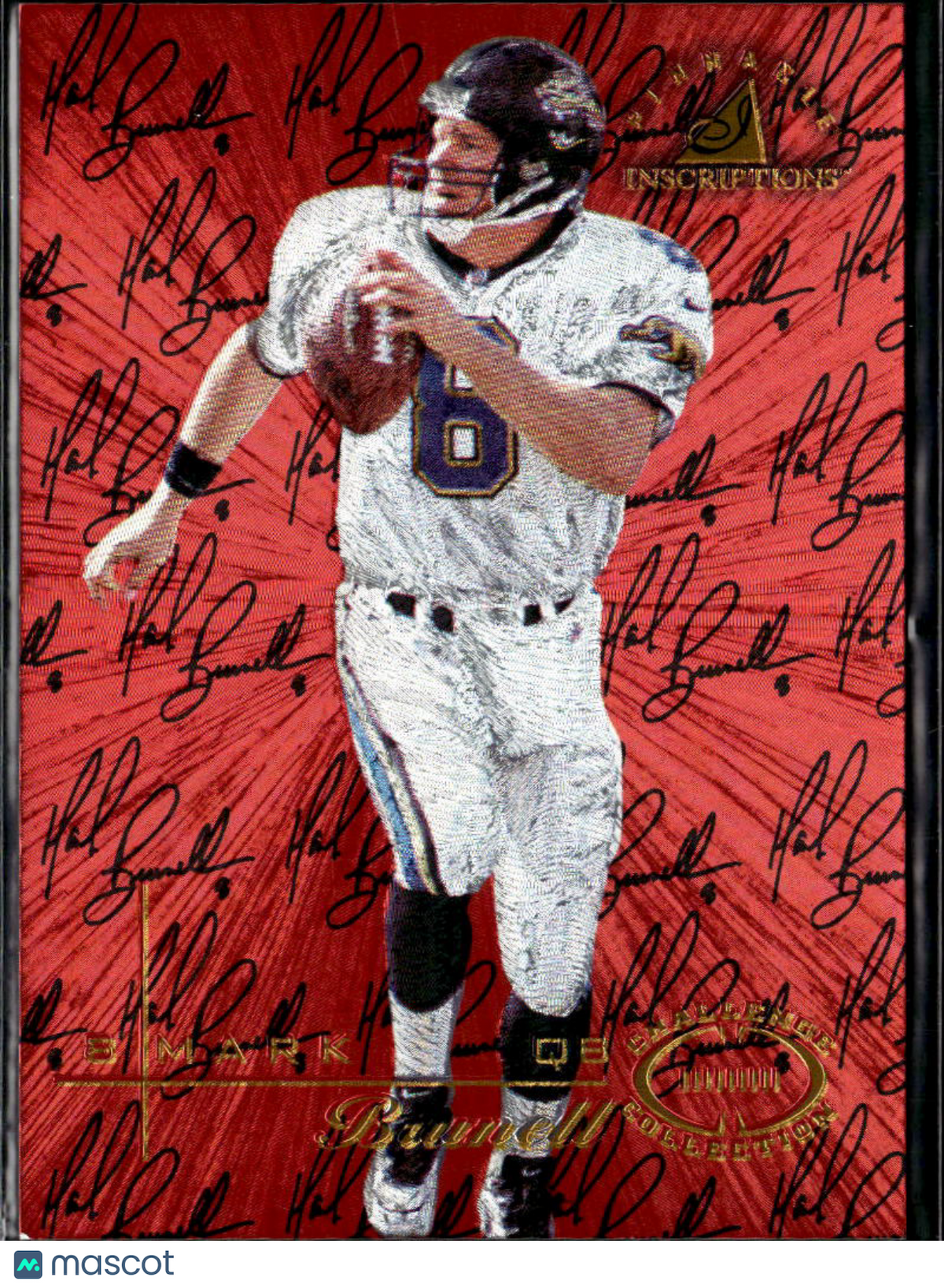 Mark Brunell 1997 Pinnacle Inscriptions Challenge Collection Jaguars