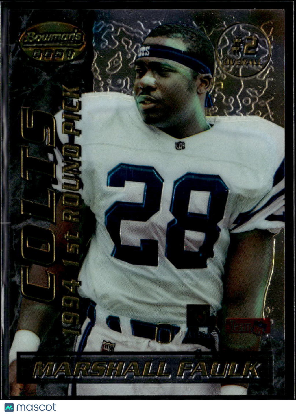 Marshall Faulk Tony Boselli 1995 Bowman's Best RC Colts Jaguars